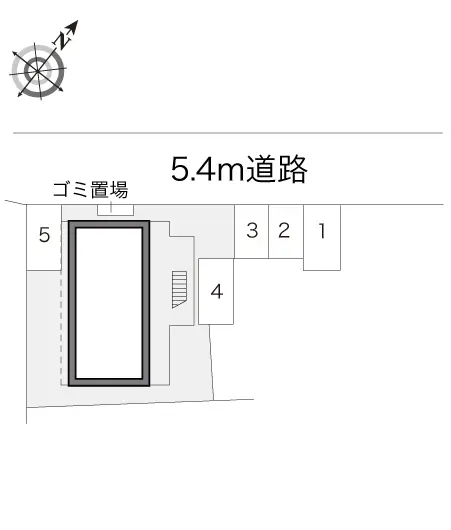 昭島市拝島町５丁目 月極駐車場